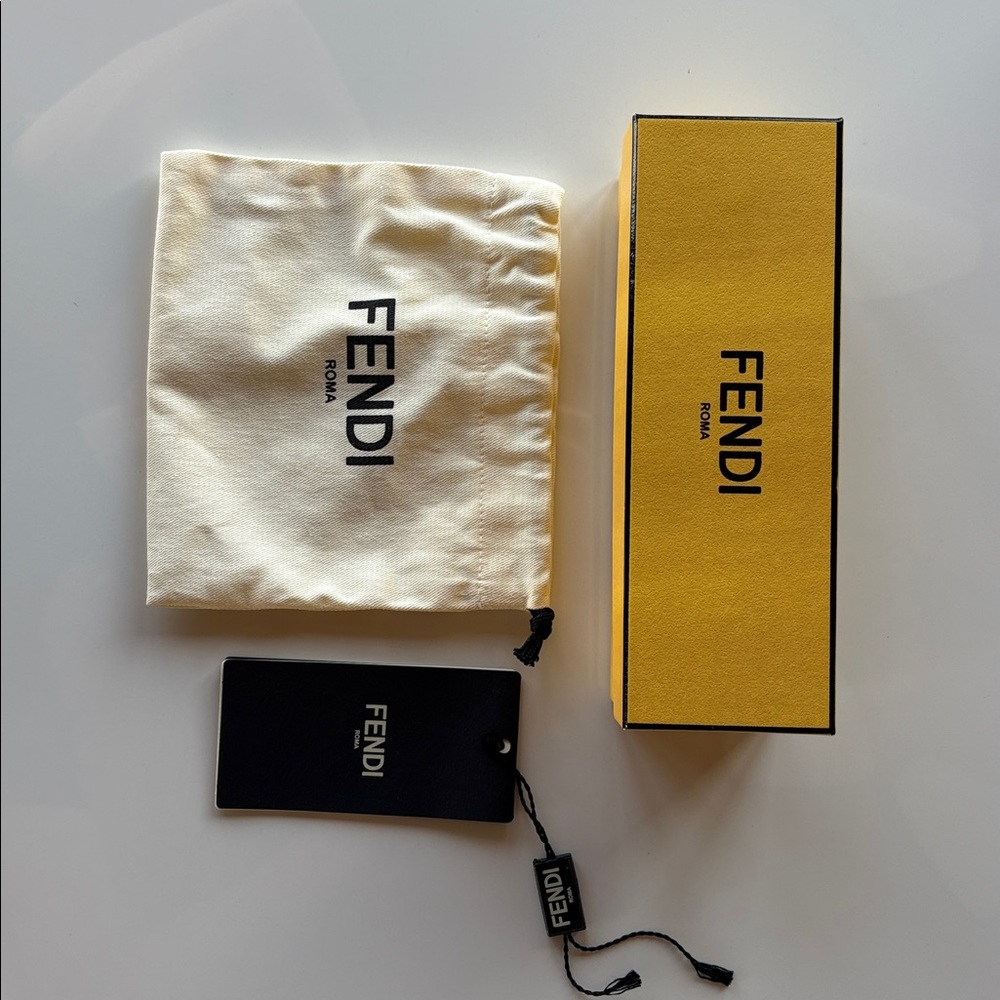 Fendi Orange and Blue Furry Monster Bag Charm - Picture 5 of 5